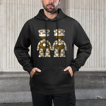IPIB 250g Hooded Pocket Sweatshirt Front GraphicMen's Hooded  Sweatshirt6000096-4