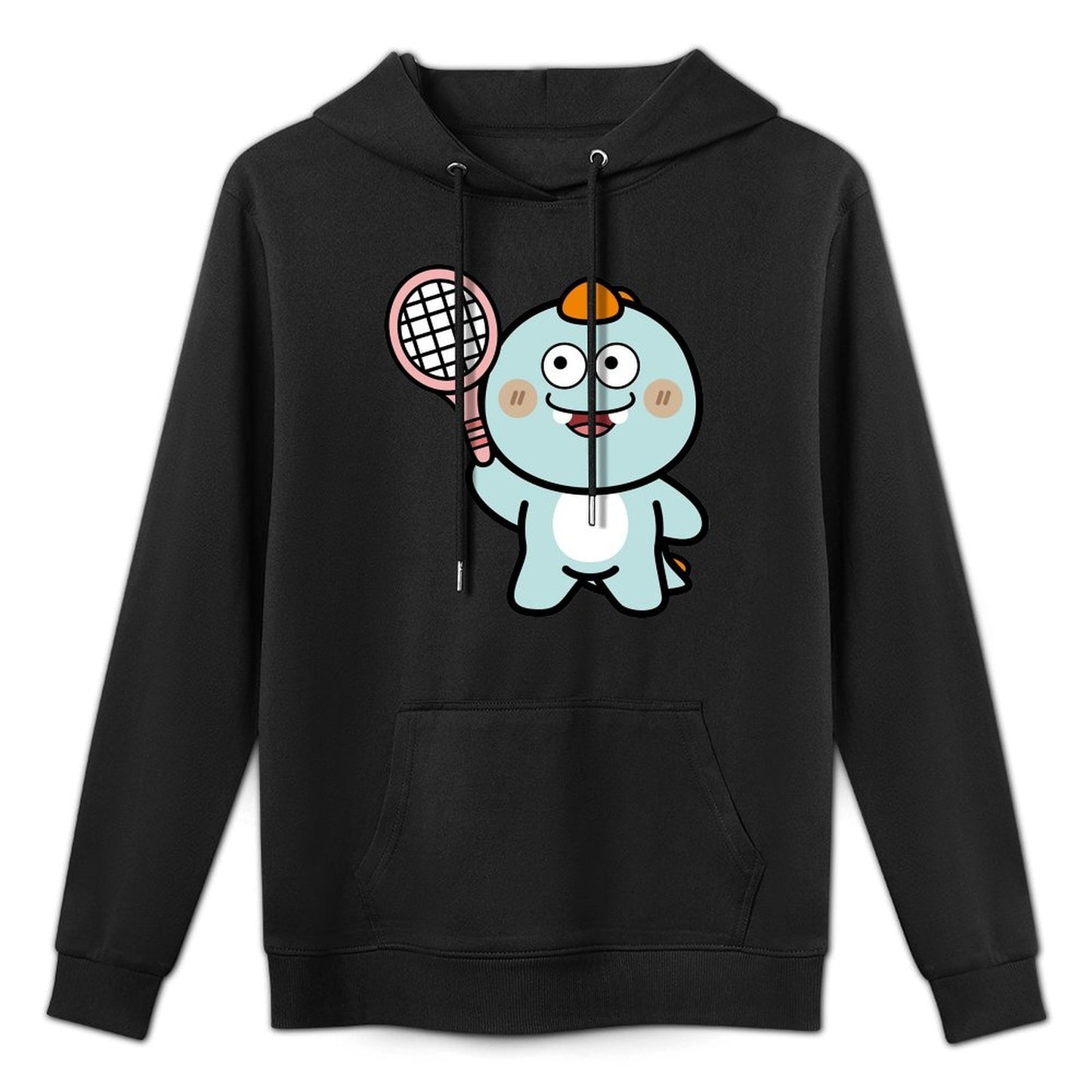 Batch-Printed Seamless Front Graphic Hoodies