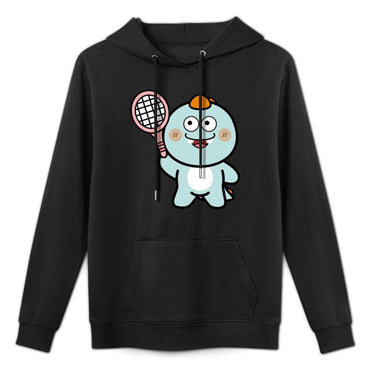 Batch-Printed Seamless Front Graphic Hoodies