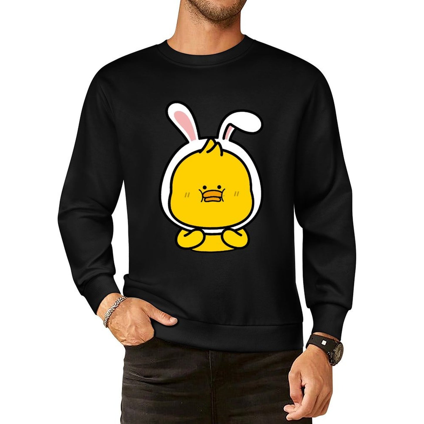 Front Patterned Long Sleeve TopComfortLine Premium Finish