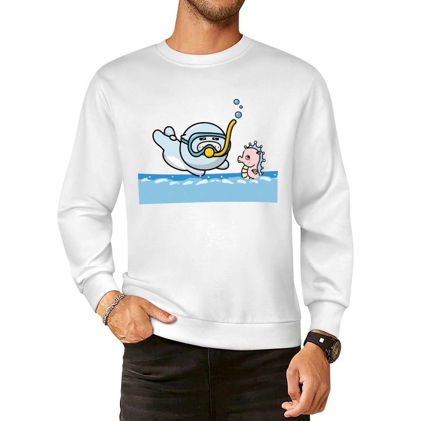 Front Patterned Long Sleeve TopFundraising StreetLine
