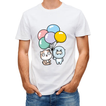 Midweight Batch-Printed Front Graphic T-shirt