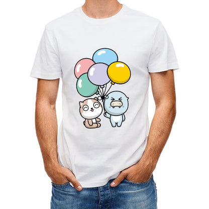 Midweight Batch-Printed Front Graphic T-shirt