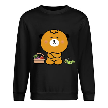 Front Patterned Long Sleeve TopClean Edges Easy-Care