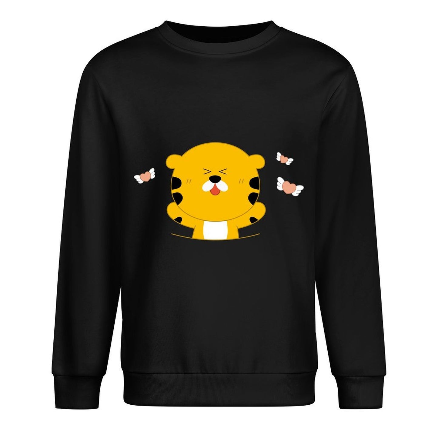 Front Patterned Long Sleeve TopFitted Street