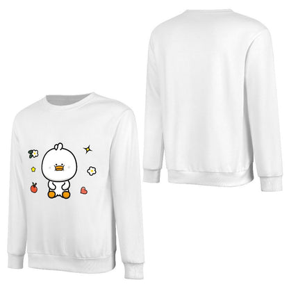 Front Patterned Long Sleeve TopCasual Fresh