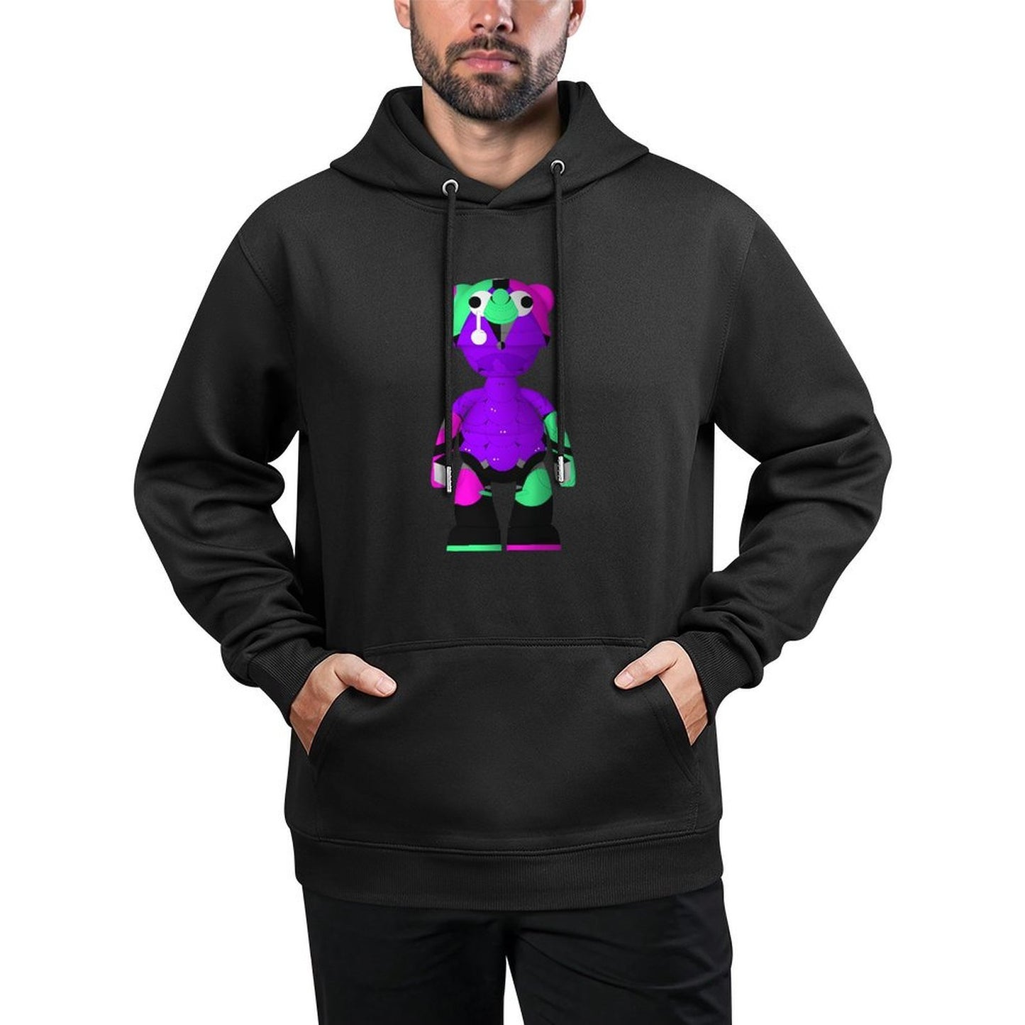 IPIB 250g Hooded Pocket Sweatshirt Front GraphicMen's Hooded  Sweatshirt6000113-4