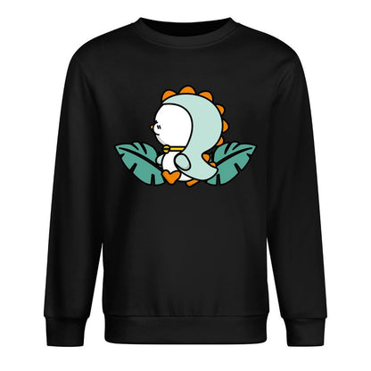 Front Patterned Long Sleeve Top100% Cotton Fitted