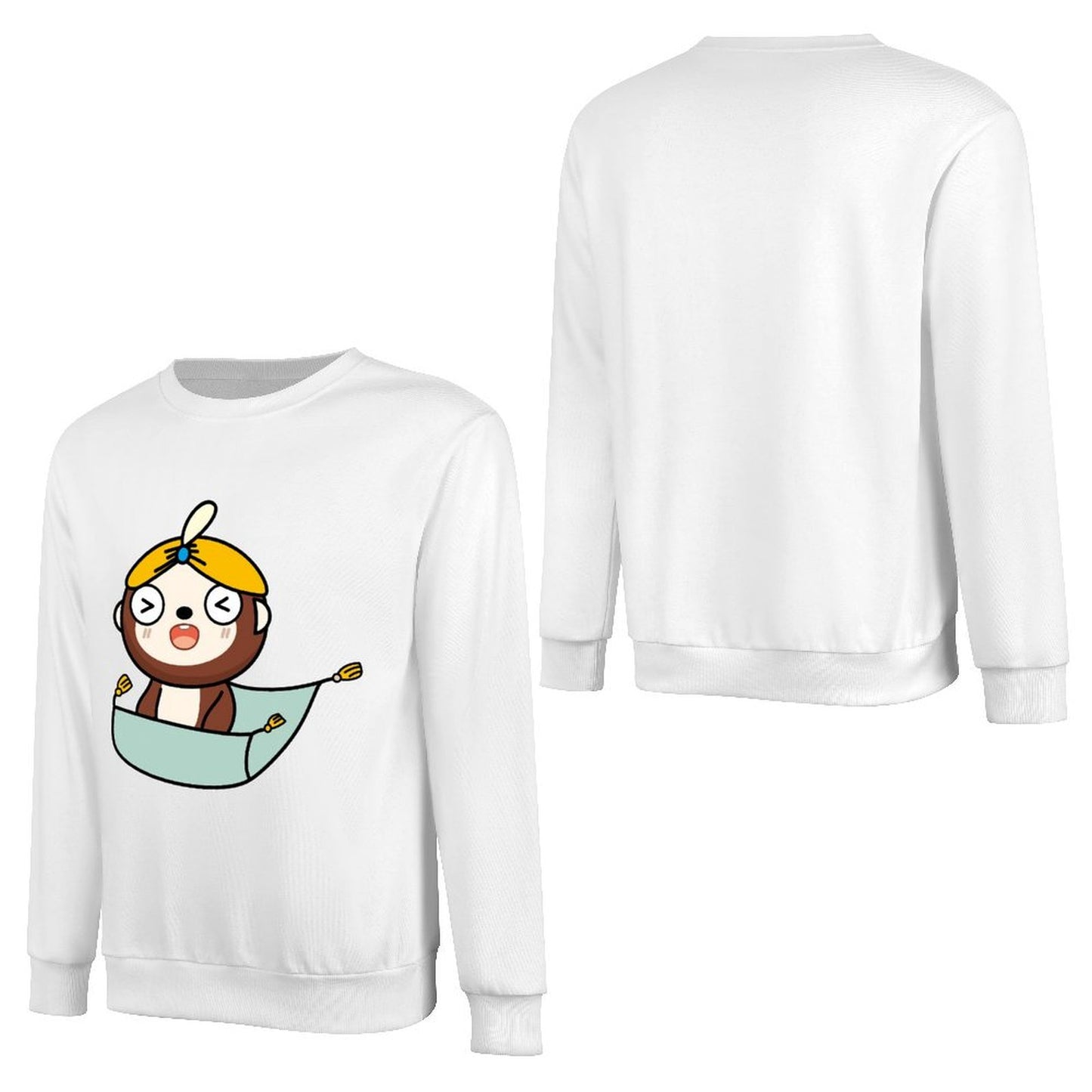 Front Patterned Long Sleeve TopPrinted Fresh