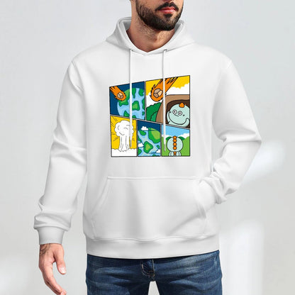 Basic Premium Finish Front Graphic Hoodies