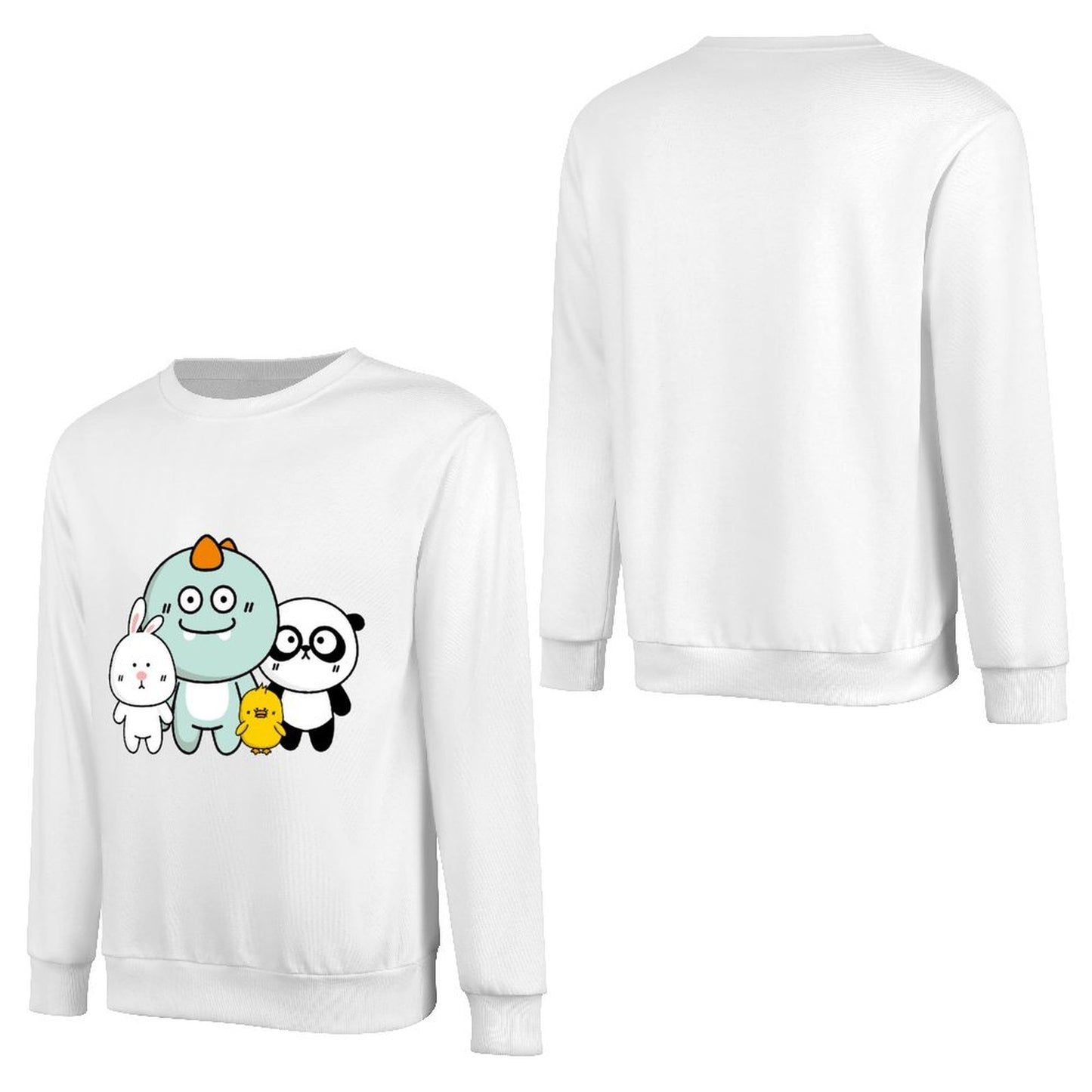 Front Patterned Long Sleeve TopStreetStyle Durable