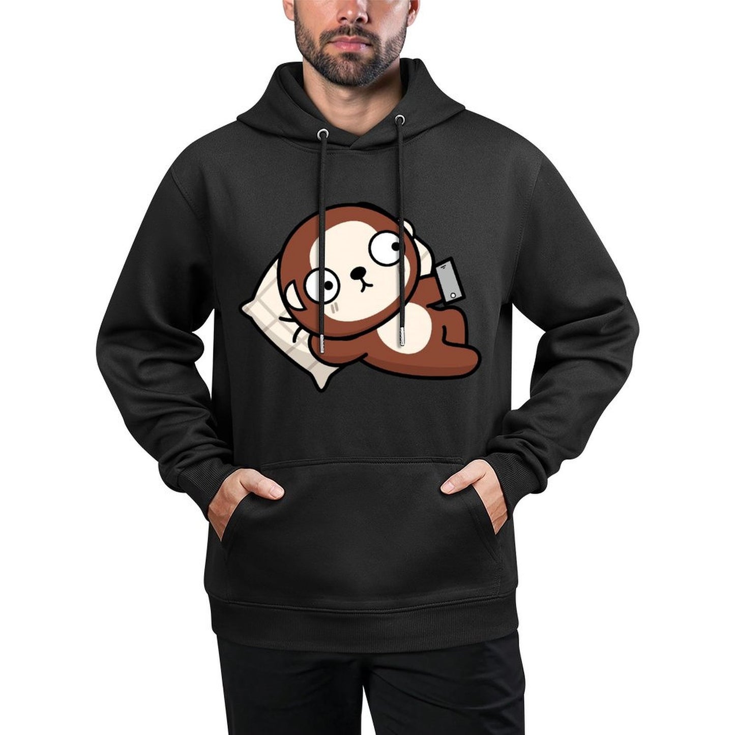 IPBR 250g Hooded Pocket Sweatshirt Front GraphicMen's Hooded  Sweatshirt4001555