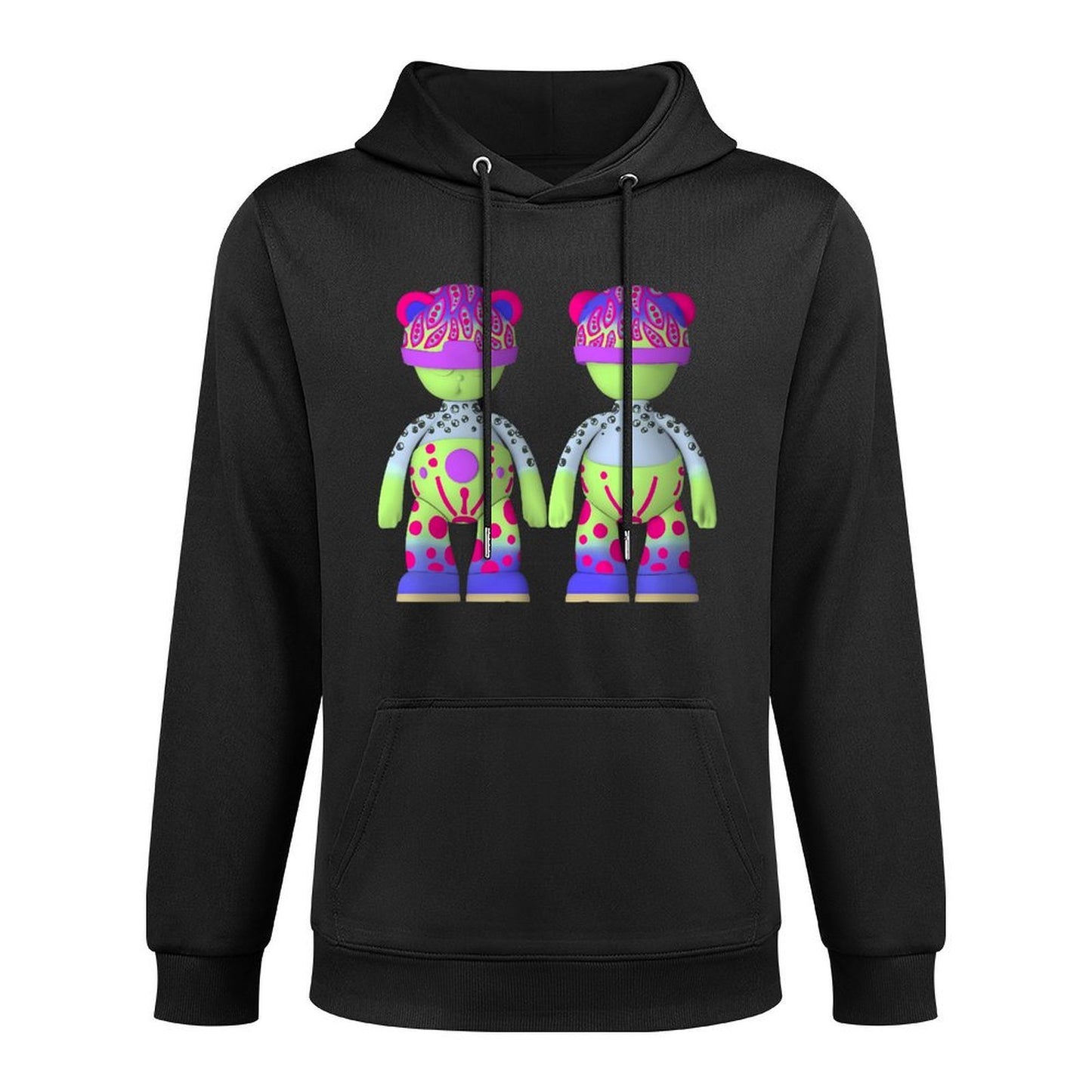 Hoodie Front Pattern Simple