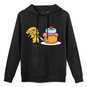 Solid SoftLine Front Graphic Hoodies