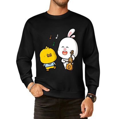 Front Patterned Long Sleeve TopSoftFeel Bold