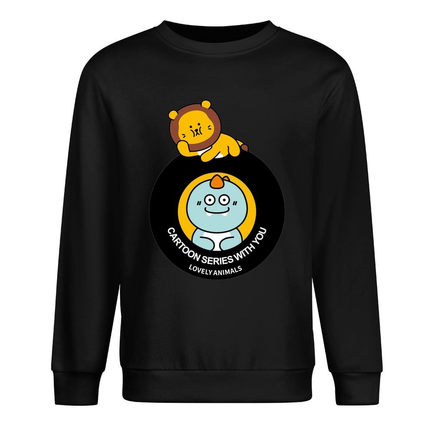 Front Patterned Long Sleeve TopLifestyleLine Logo-Ready