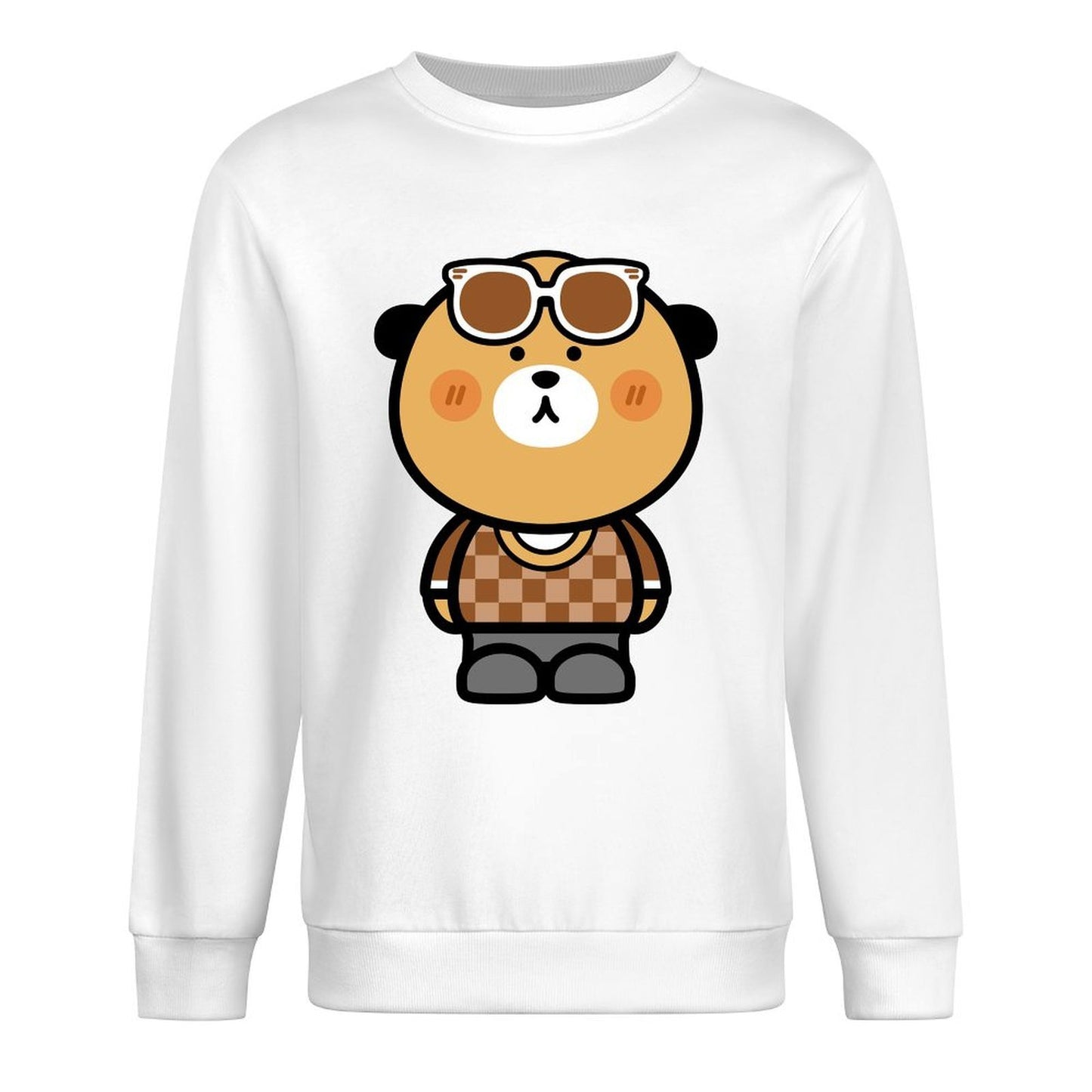 Front Patterned Long Sleeve TopLightweight Vibrant Colors