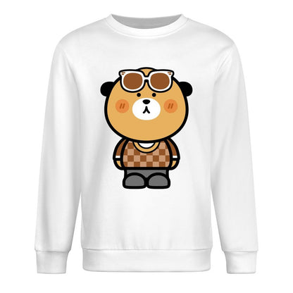 Front Patterned Long Sleeve TopLightweight Vibrant Colors