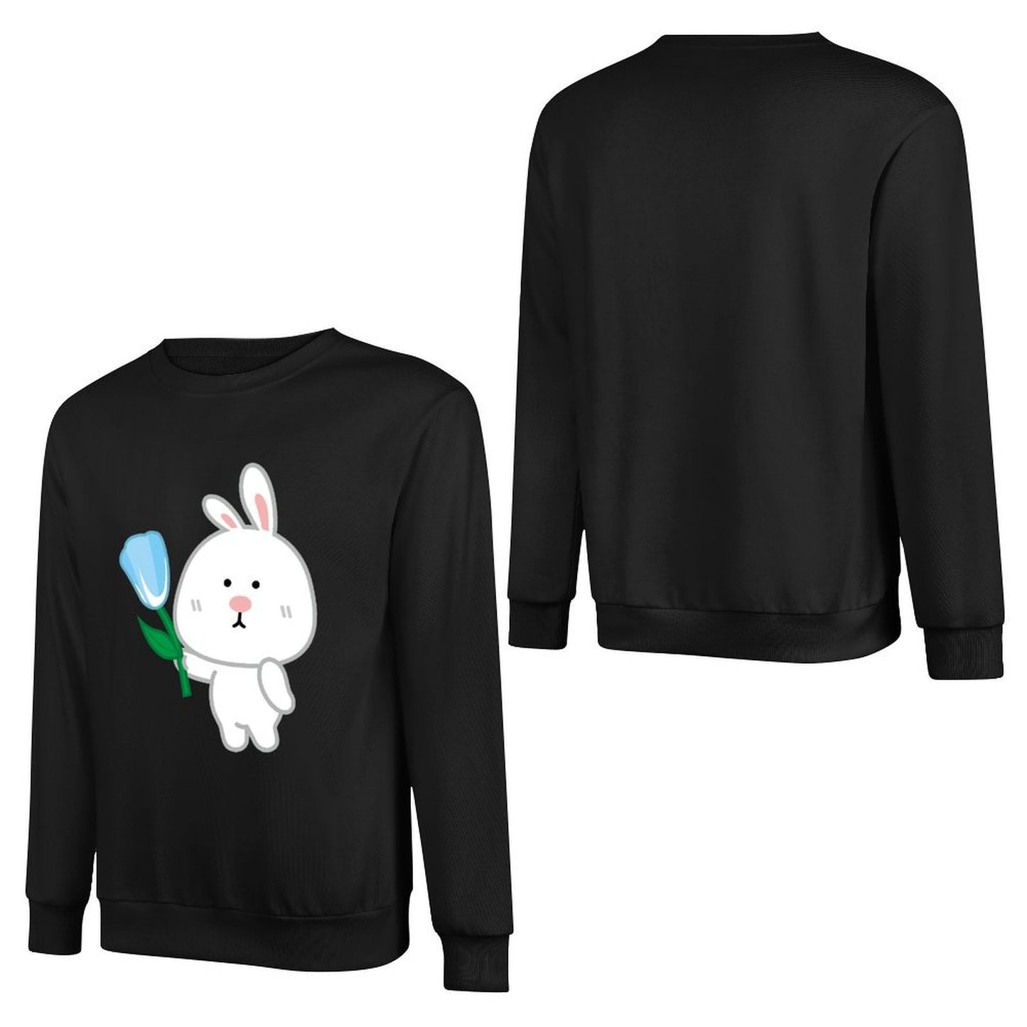 Front Patterned Long Sleeve TopVintage Neutral