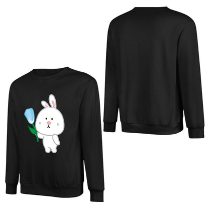 Front Patterned Long Sleeve TopVintage Neutral