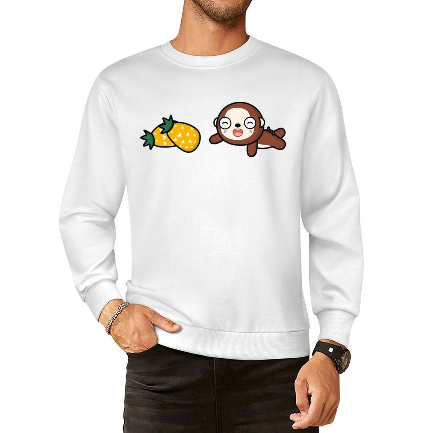 Front Patterned Long Sleeve TopStreetLine Ultra Durable