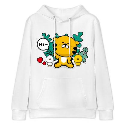 EasyWear Solid Front Graphic Hoodies