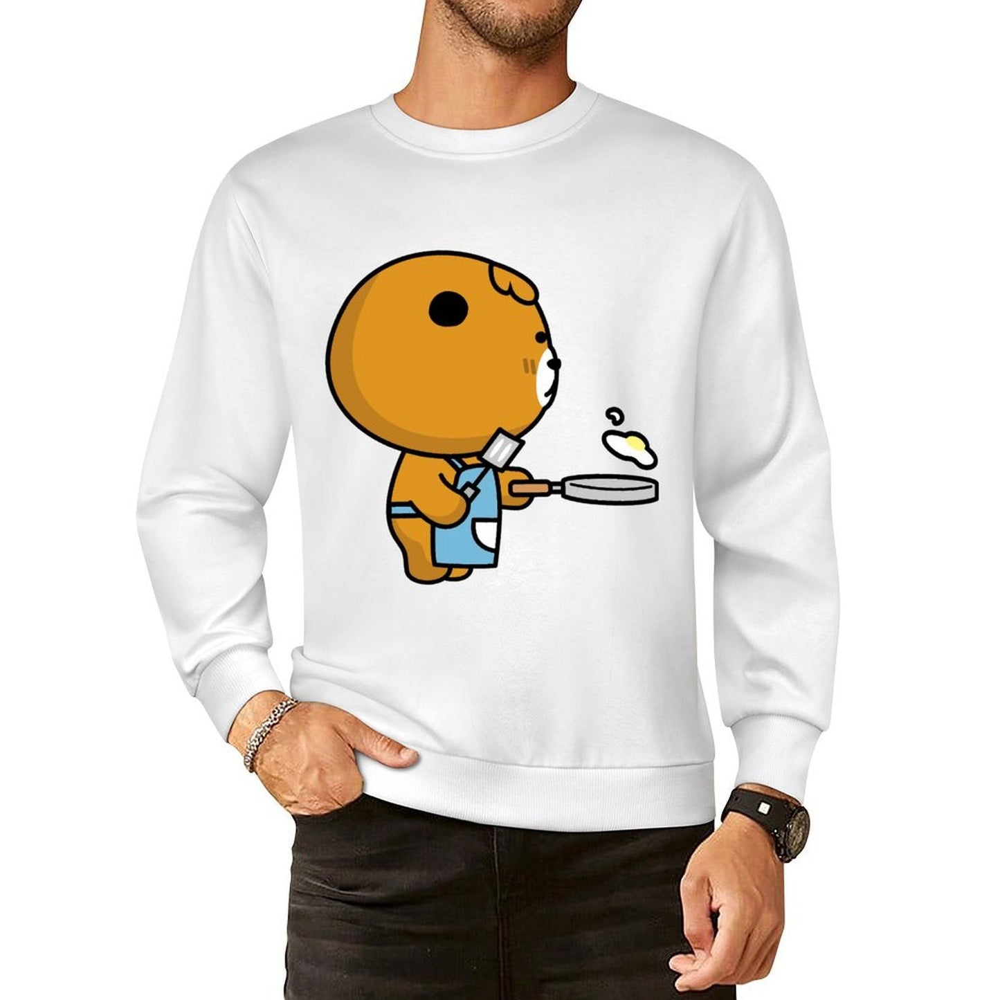 Front Patterned Long Sleeve TopPremiumSeries Modern