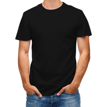 T-Shirt - Front Front Design  Black