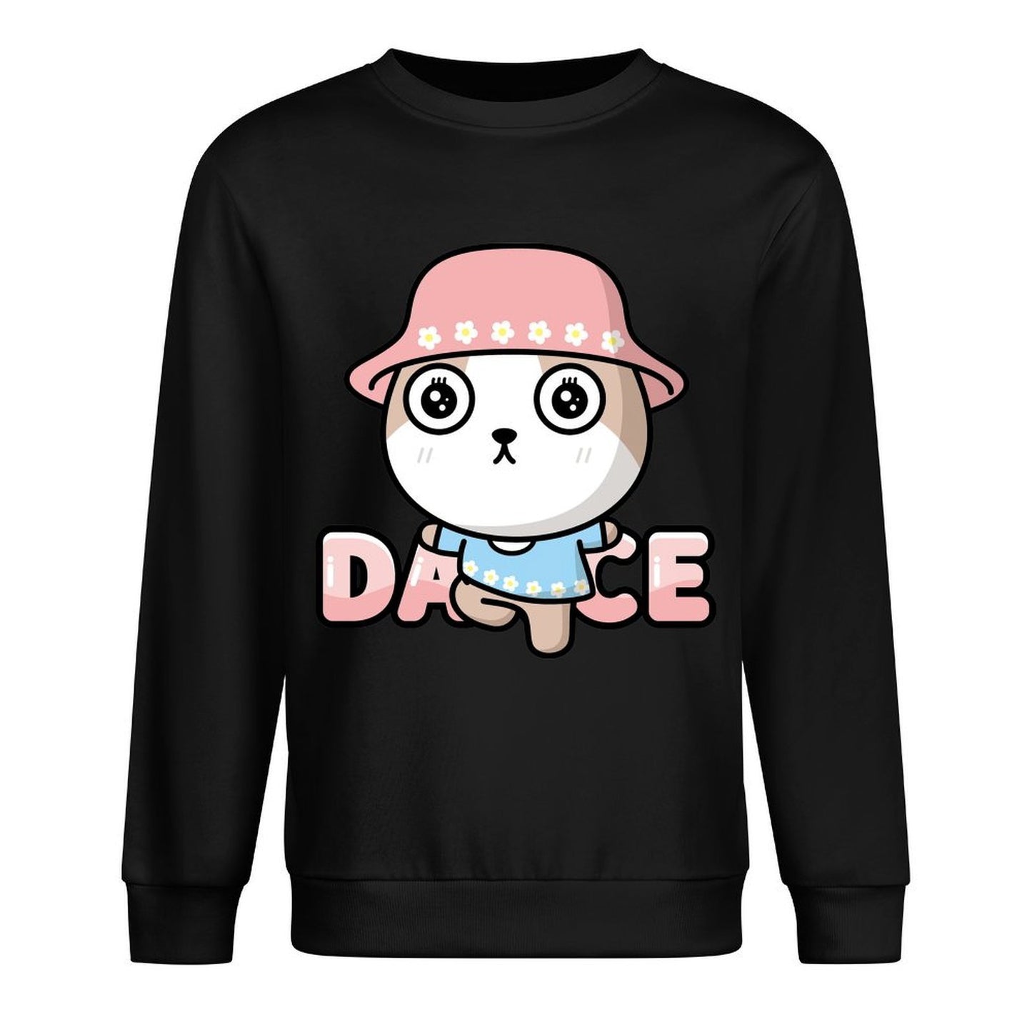 Front Patterned Long Sleeve TopBreathable