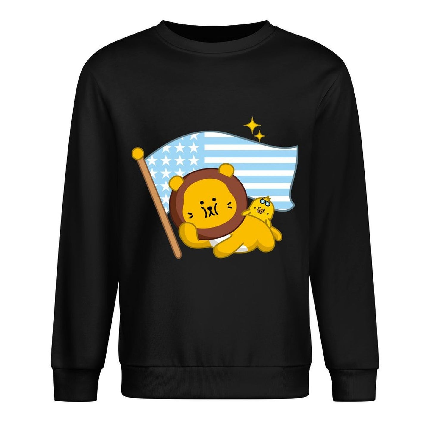 Front Patterned Long Sleeve TopEdition AllDay