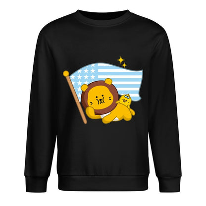 Front Patterned Long Sleeve TopEdition AllDay