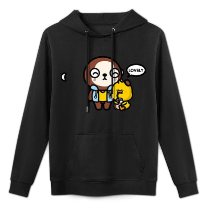 StreetLine Neutral Front Graphic Hoodies