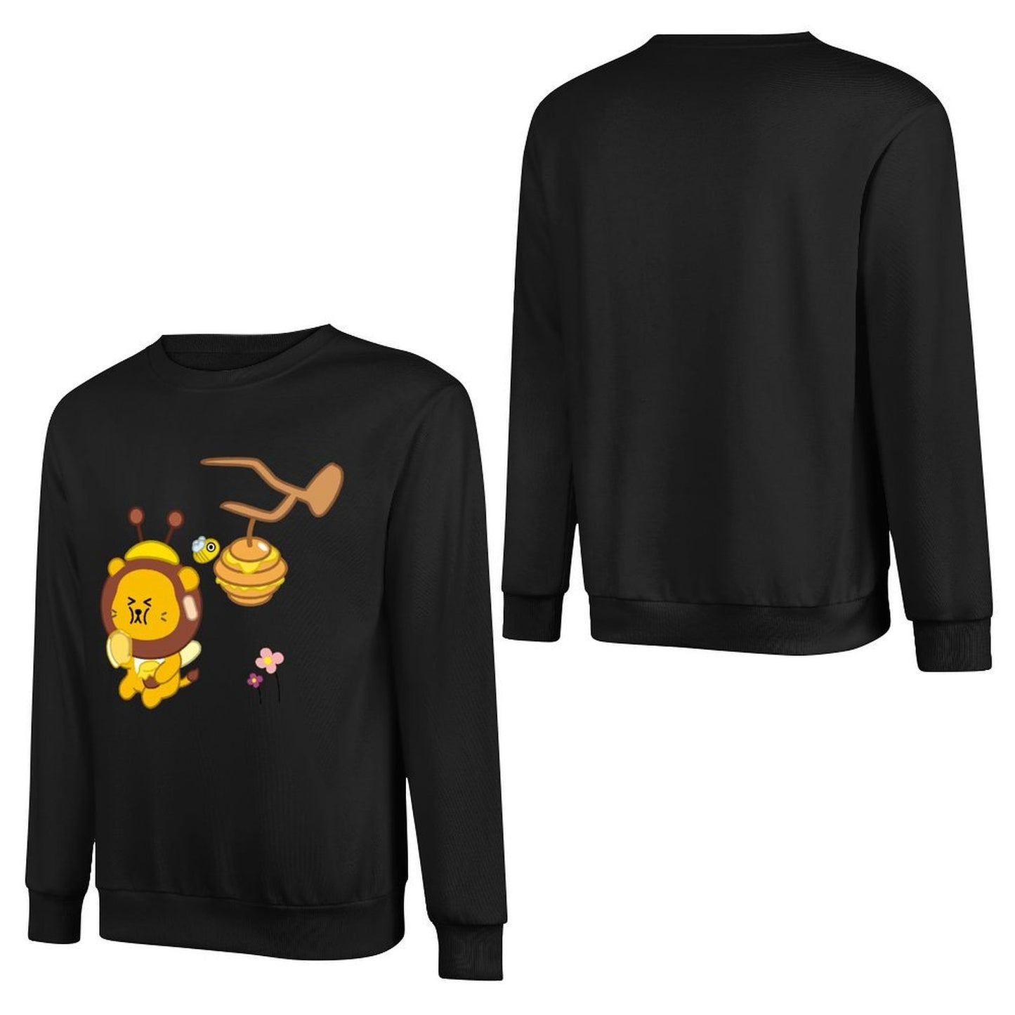 Front Patterned Long Sleeve TopComfortLine Soft