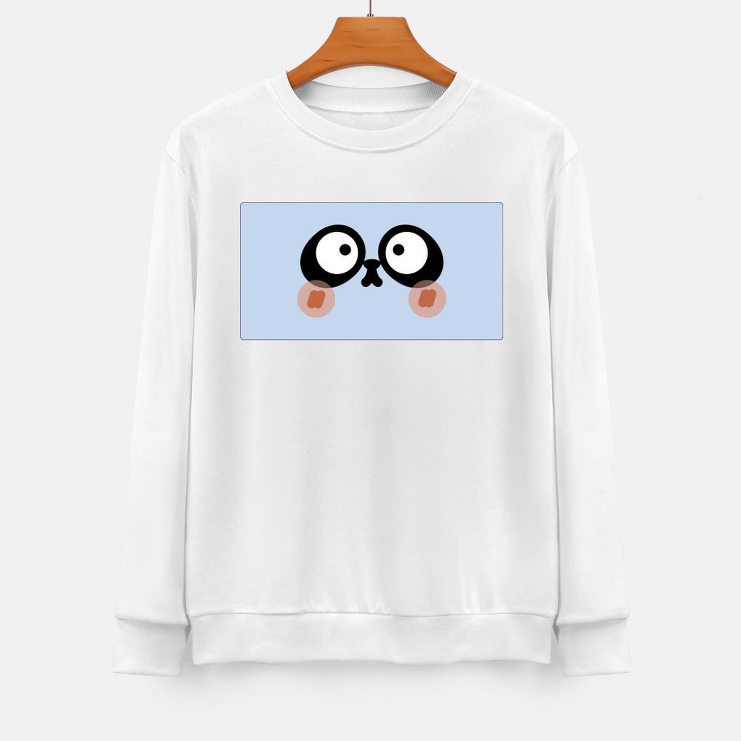 Front Patterned Long Sleeve TopRegular EasyStyle