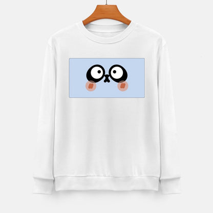 Front Patterned Long Sleeve TopRegular EasyStyle