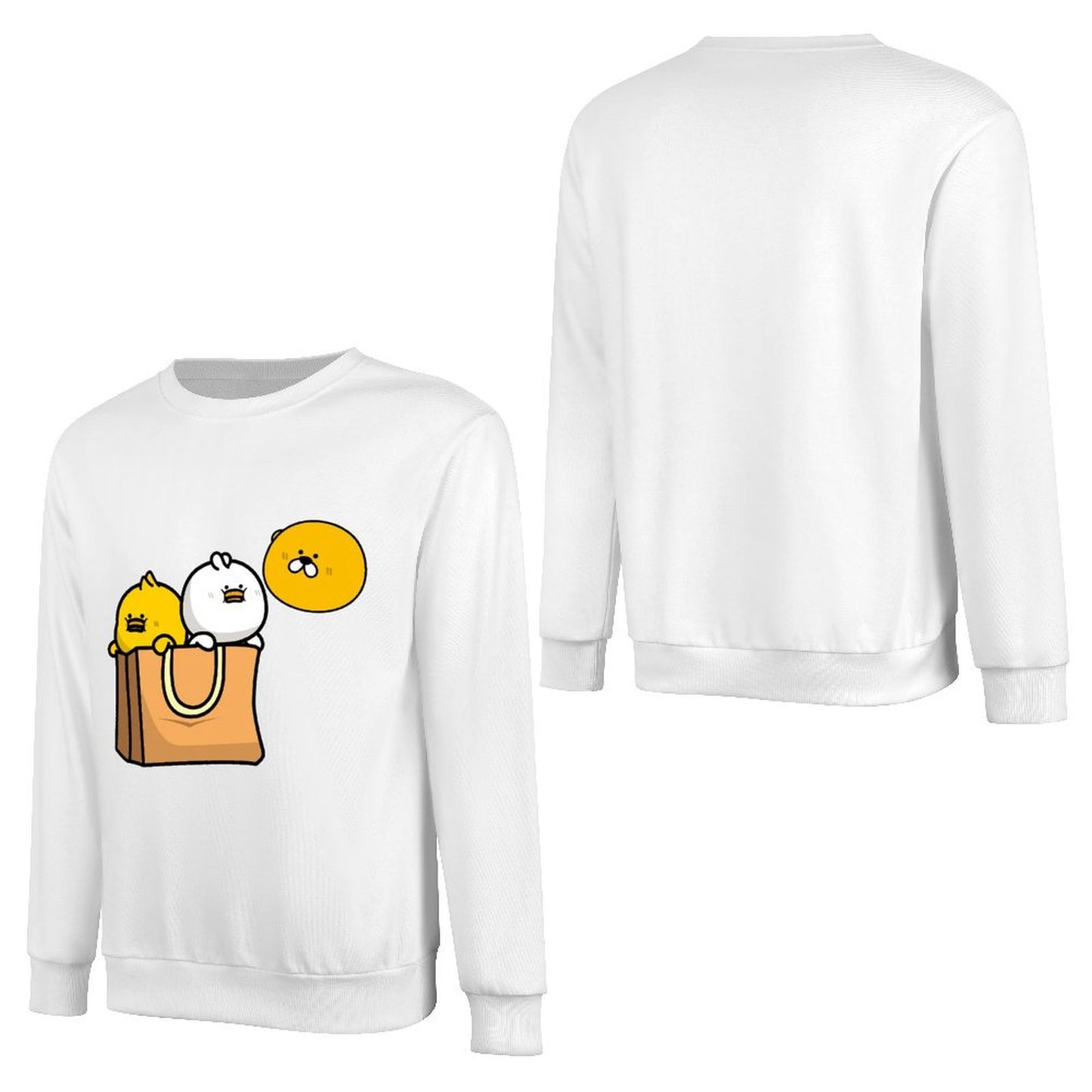 Front Patterned Long Sleeve TopEverydayWear EasyStyle