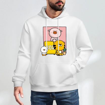 Front Graphic HoodiesEasy-Care Shrink-Resistant