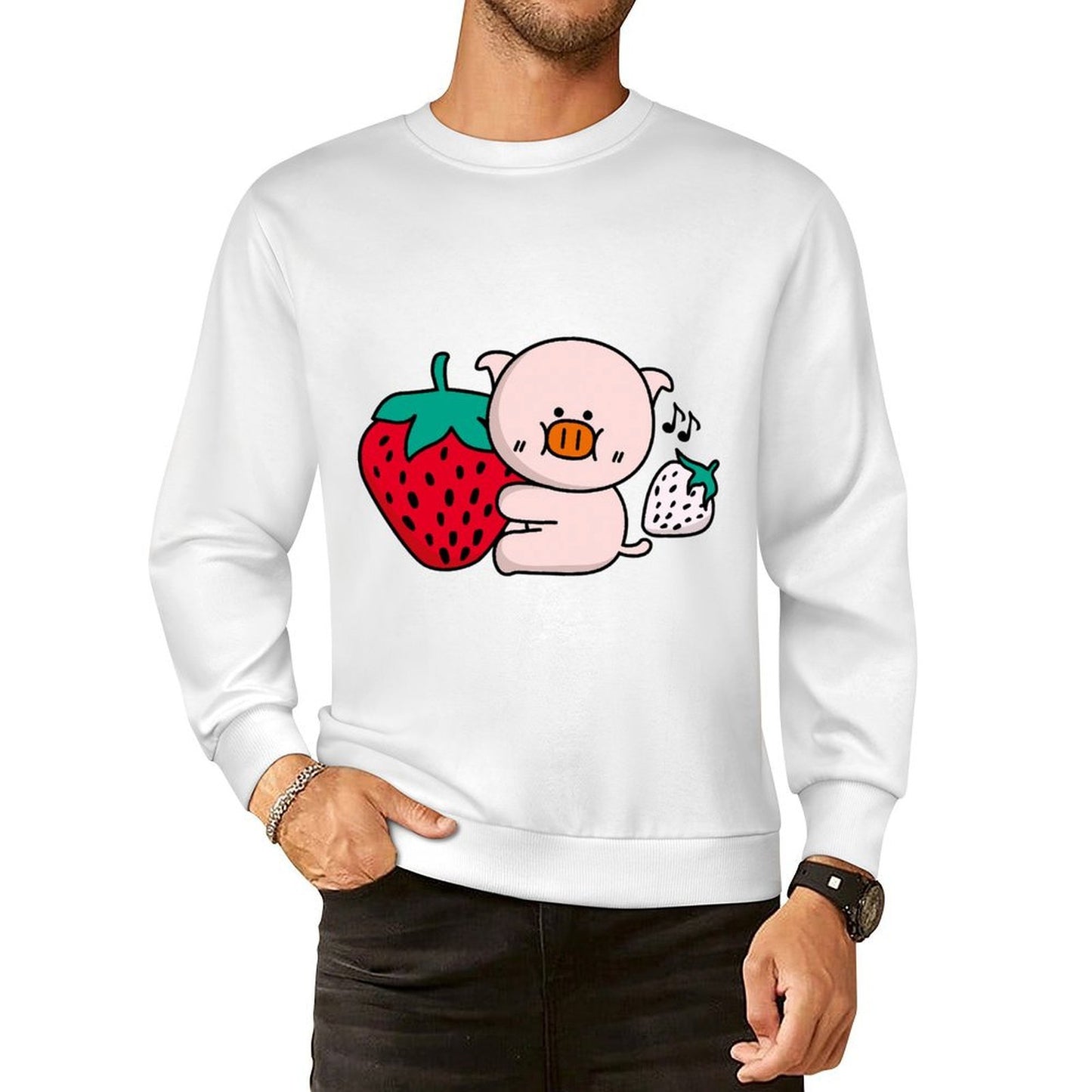 Front Patterned Long Sleeve TopActiveStyle High-Quality