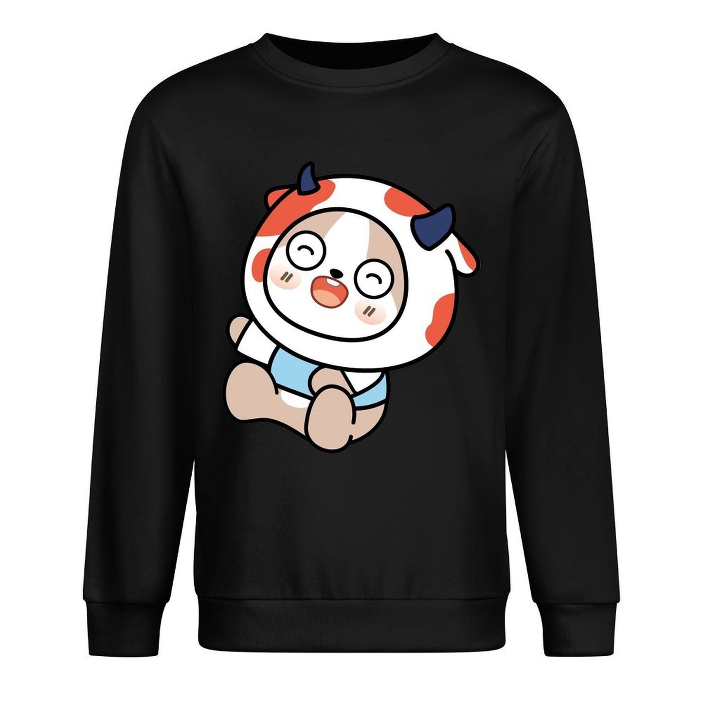 Front Patterned Long Sleeve TopRegular Performance