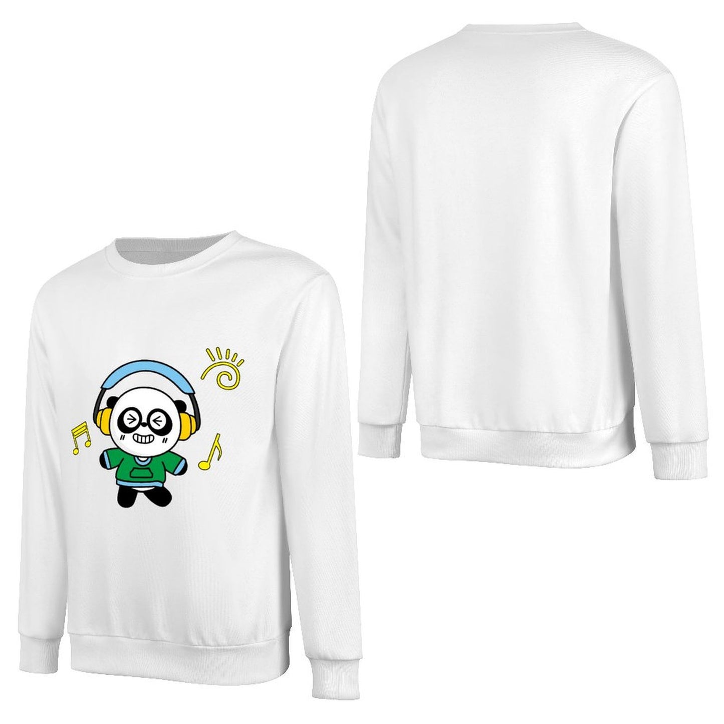 Front Patterned Long Sleeve TopSmooth Feel Sleek