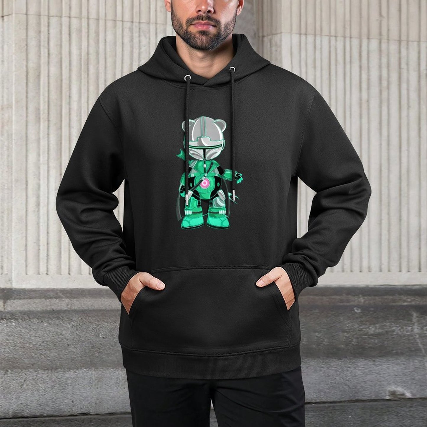 Hoodie Front PatternPremium Finish Performance