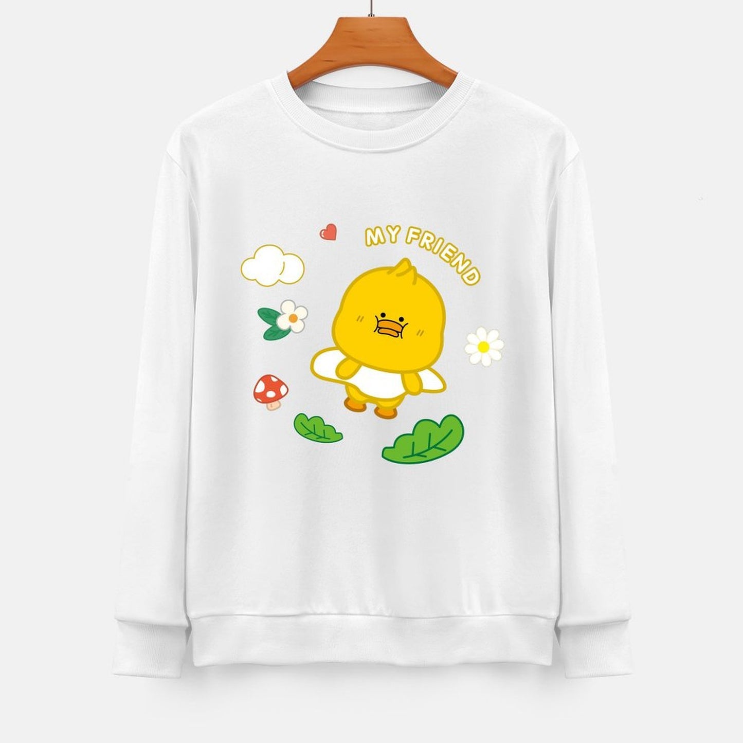 Front Patterned Long Sleeve TopEdition High-Quality