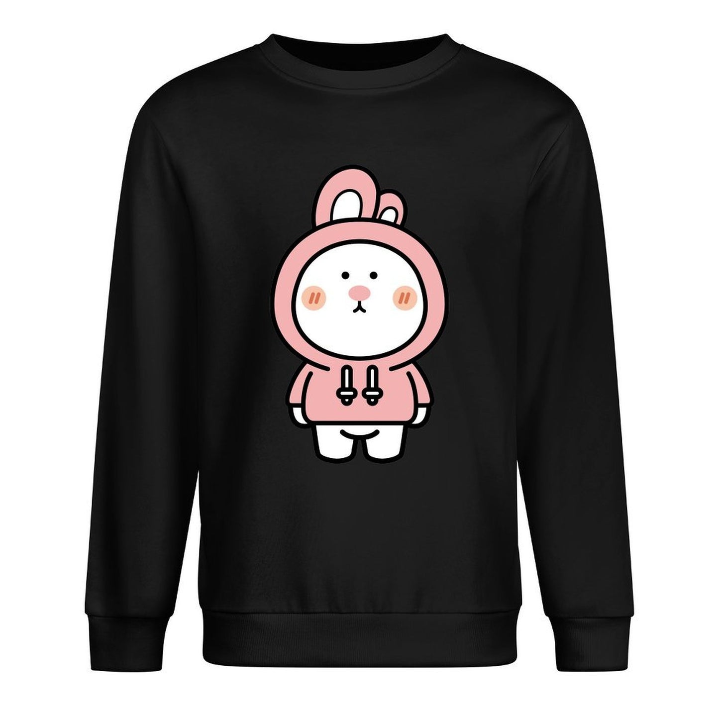 Front Patterned Long Sleeve TopComfortFit Retro