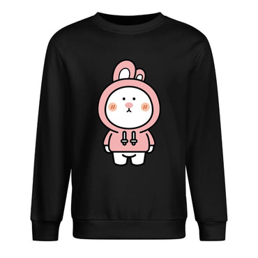 Front Patterned Long Sleeve TopComfortFit Retro