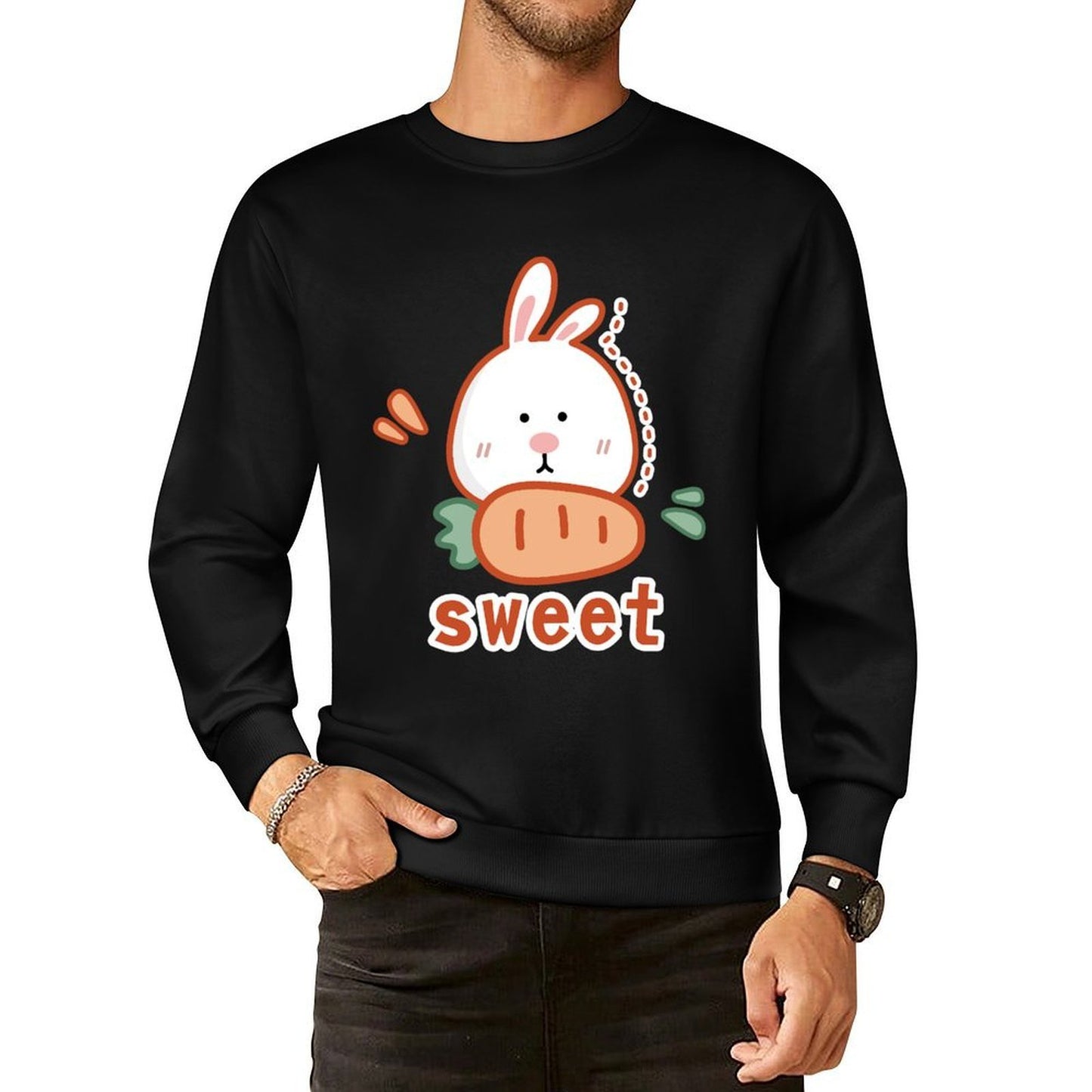 Front Patterned Long Sleeve TopEverydayWear Printed