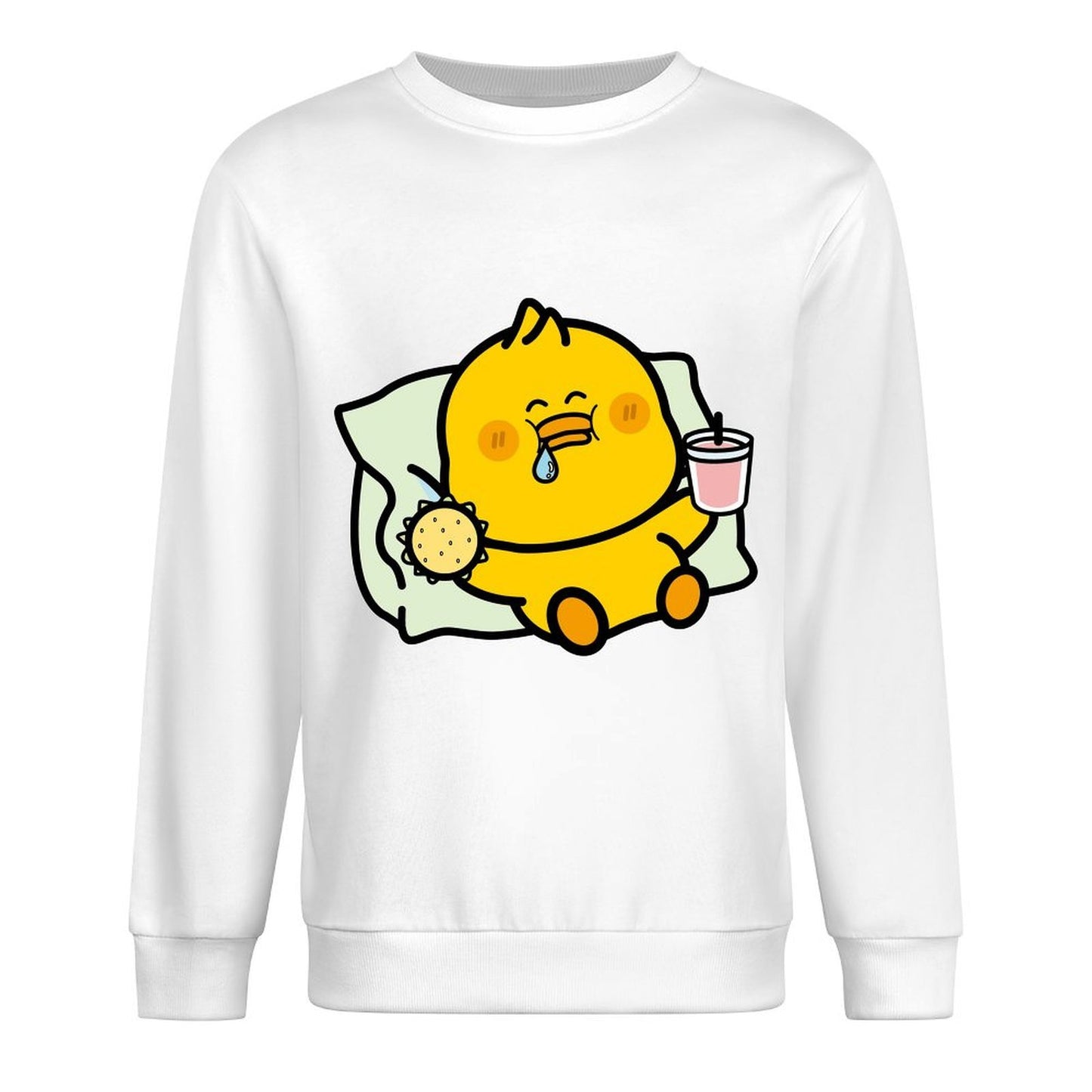 Front Patterned Long Sleeve TopPromotional Soft-Touch