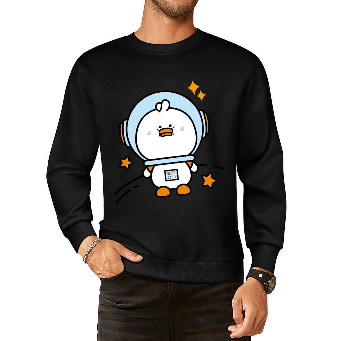 Front Patterned Long Sleeve TopClean Edges Performance