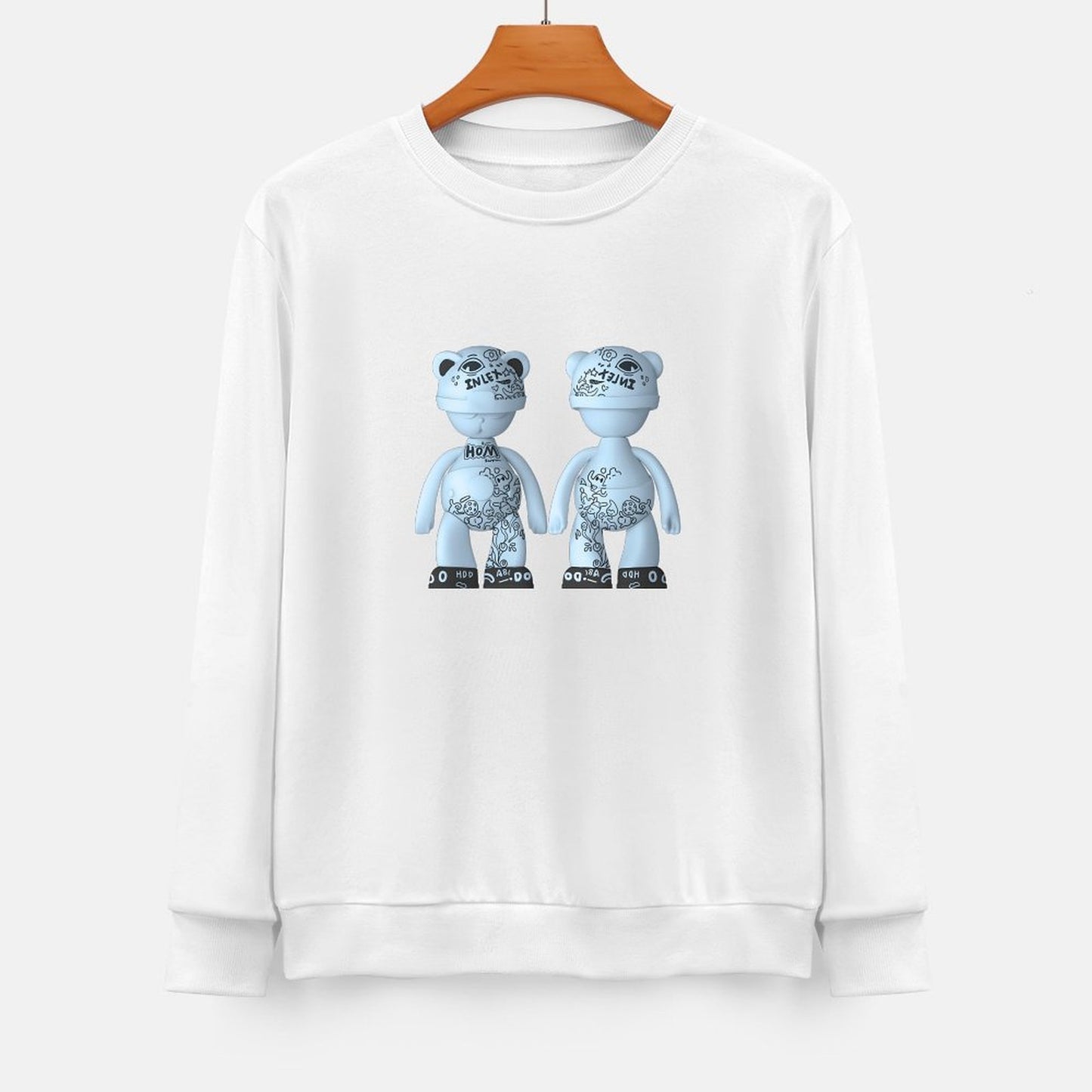 Long Sleeve With Front PatternHigh-Quality Fade-Resistant