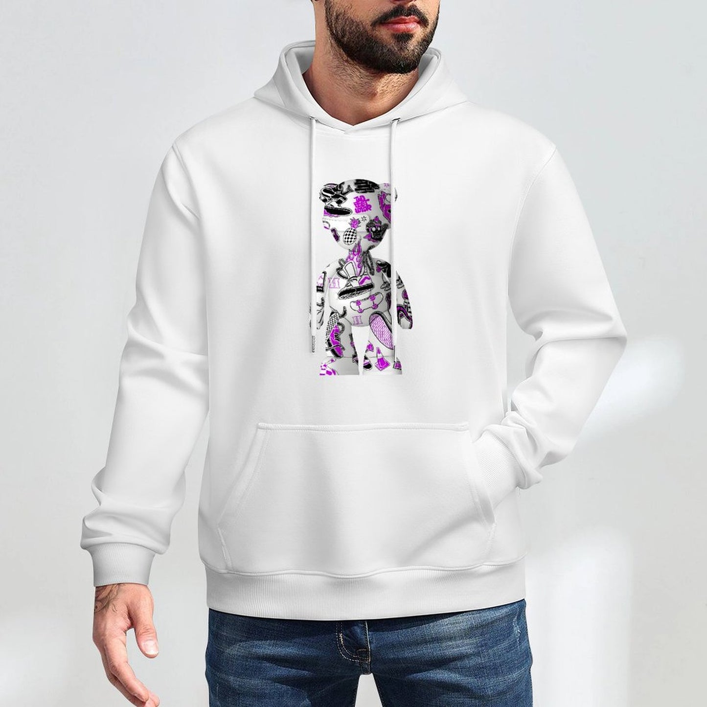 Hoodie Front PatternEverydayTee Batch-Printed