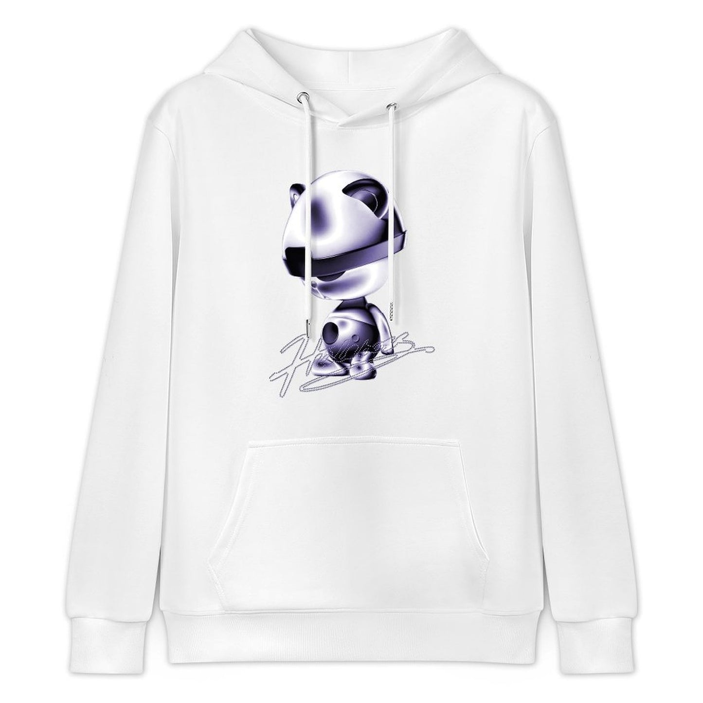 Hoodie Front PatternCrew Neck Heavyweight
